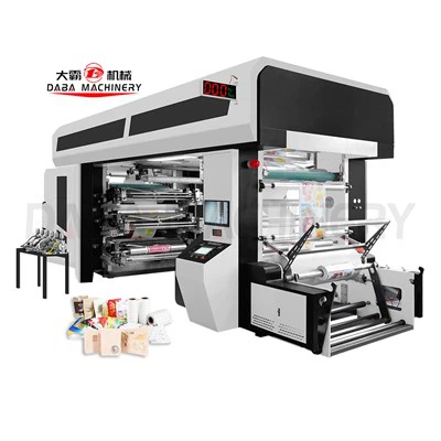 6 Color Economic CI Flexographic Printing Machine